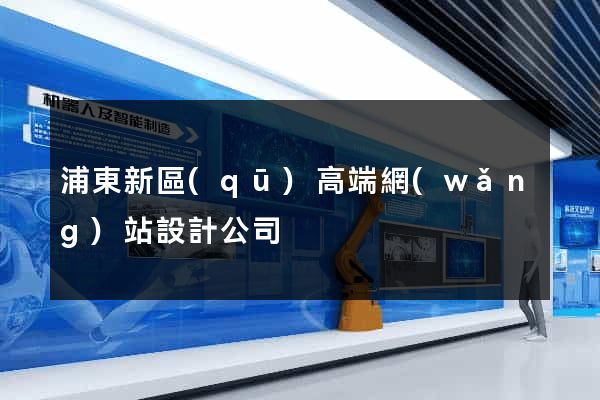 浦東新區(qū)高端網(wǎng)站設計公司