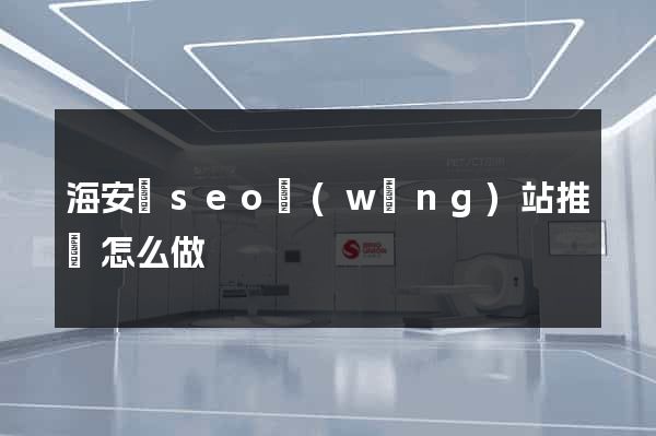 海安縣seo網(wǎng)站推廣怎么做
