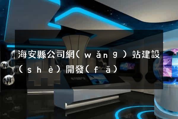 海安縣公司網(wǎng)站建設(shè)開發(fā)