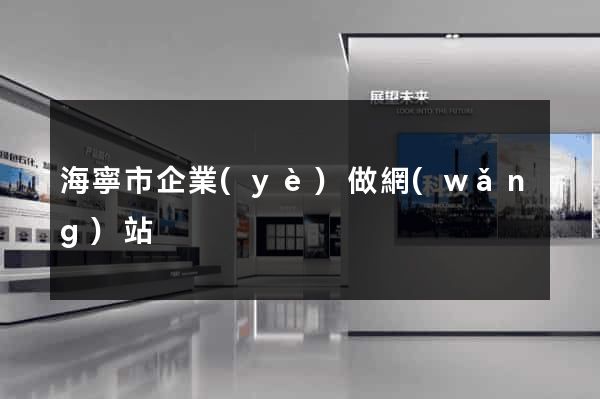 海寧市企業(yè)做網(wǎng)站