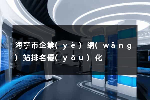 海寧市企業(yè)網(wǎng)站排名優(yōu)化