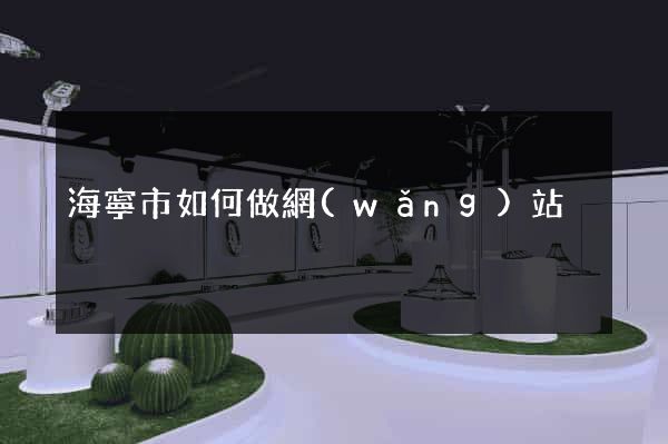 海寧市如何做網(wǎng)站