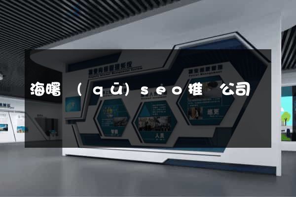 海曙區(qū)seo推廣公司