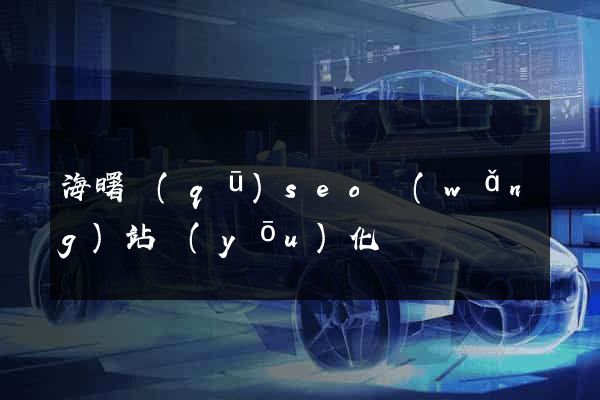 海曙區(qū)seo網(wǎng)站優(yōu)化