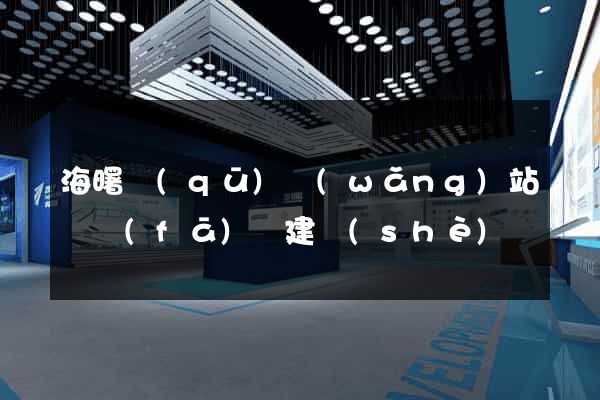 海曙區(qū)網(wǎng)站開發(fā)與建設(shè)