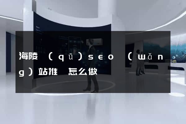 海陵區(qū)seo網(wǎng)站推廣怎么做