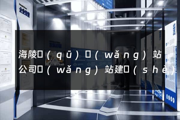 海陵區(qū)網(wǎng)站公司網(wǎng)站建設(shè)