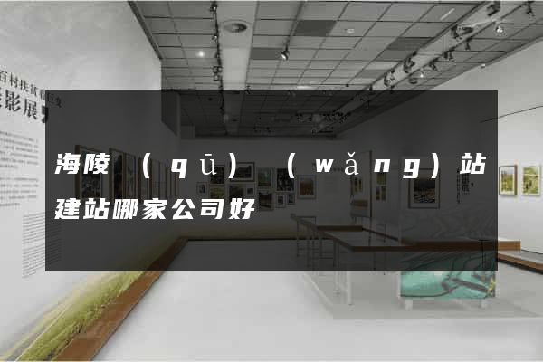 海陵區(qū)網(wǎng)站建站哪家公司好