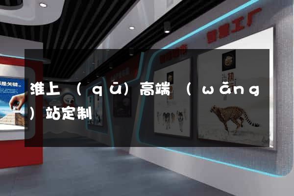 淮上區(qū)高端網(wǎng)站定制