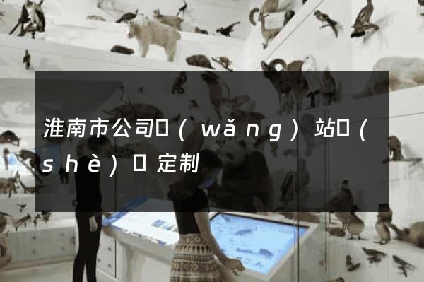 淮南市公司網(wǎng)站設(shè)計定制