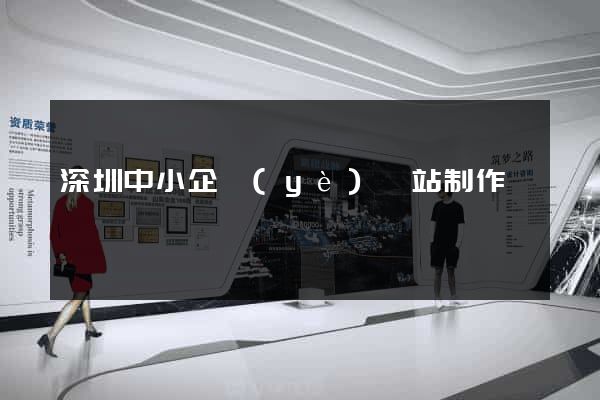 深圳中小企業(yè)網站制作