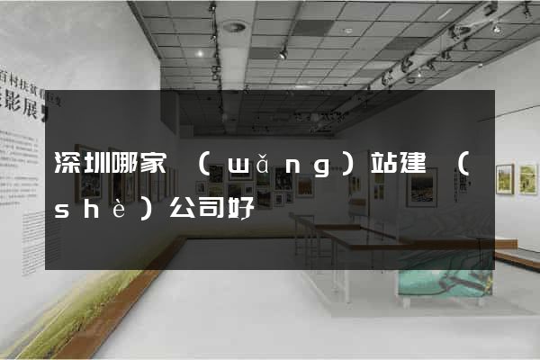 深圳哪家網(wǎng)站建設(shè)公司好