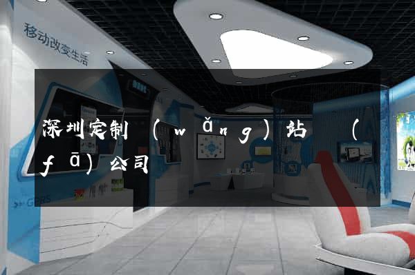 深圳定制網(wǎng)站開發(fā)公司