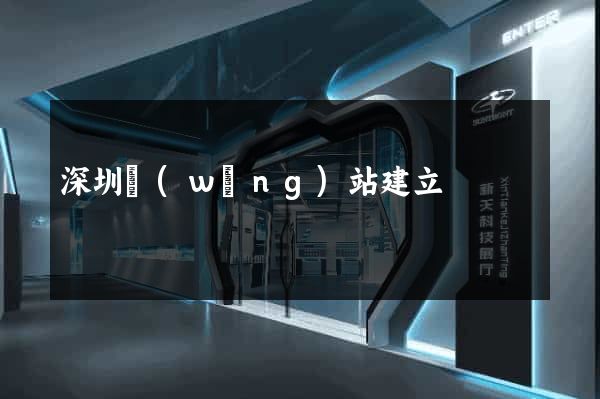 深圳網(wǎng)站建立
