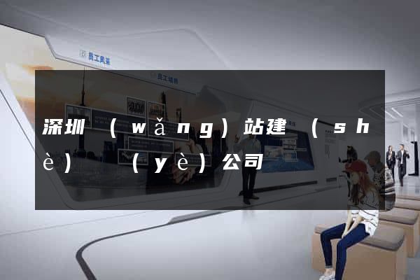 深圳網(wǎng)站建設(shè)專業(yè)公司