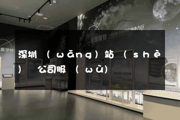 深圳網(wǎng)站設(shè)計公司服務(wù)