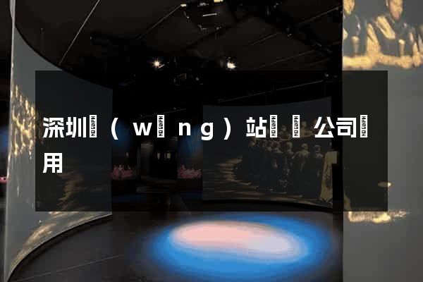 深圳網(wǎng)站設計公司費用