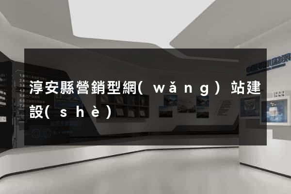 淳安縣營銷型網(wǎng)站建設(shè)