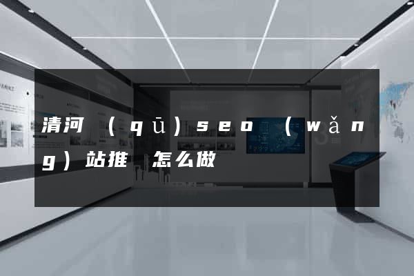 清河區(qū)seo網(wǎng)站推廣怎么做