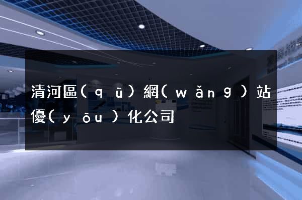 清河區(qū)網(wǎng)站優(yōu)化公司