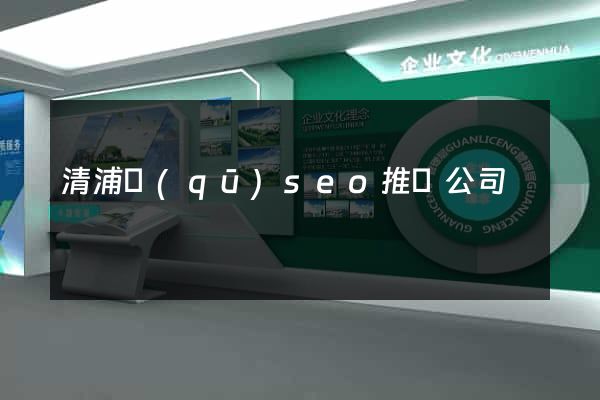 清浦區(qū)seo推廣公司