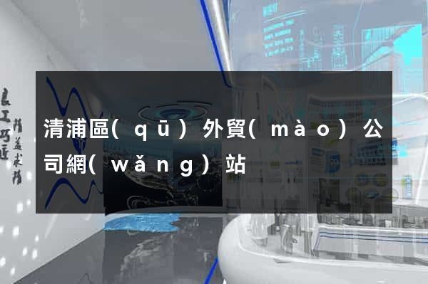 清浦區(qū)外貿(mào)公司網(wǎng)站