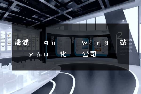 清浦區(qū)網(wǎng)站優(yōu)化設計公司