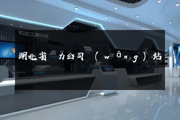 湖北省電力公司網(wǎng)站