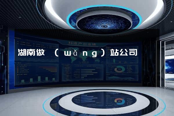 湖南做網(wǎng)站公司