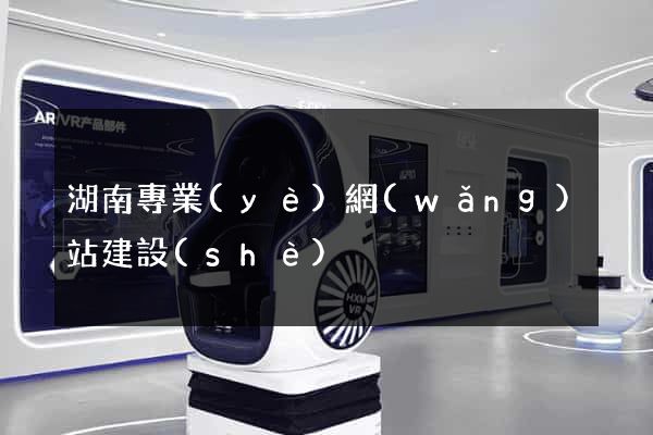 湖南專業(yè)網(wǎng)站建設(shè)