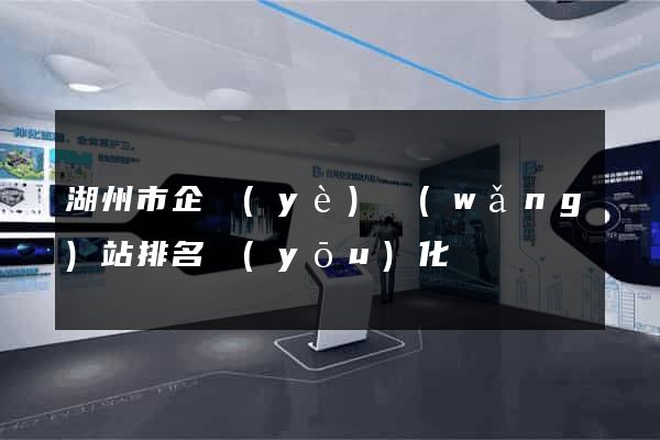 湖州市企業(yè)網(wǎng)站排名優(yōu)化