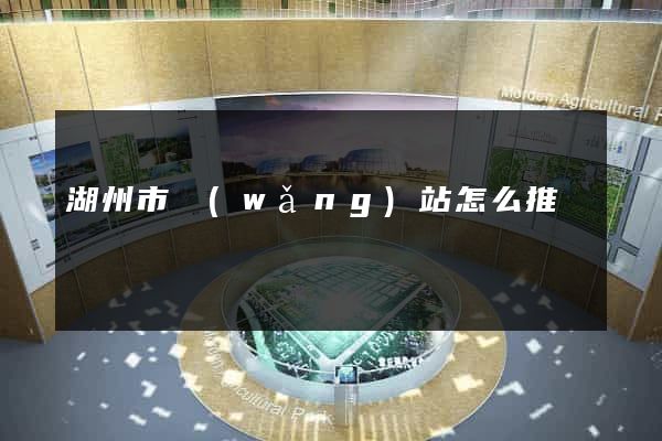 湖州市網(wǎng)站怎么推廣