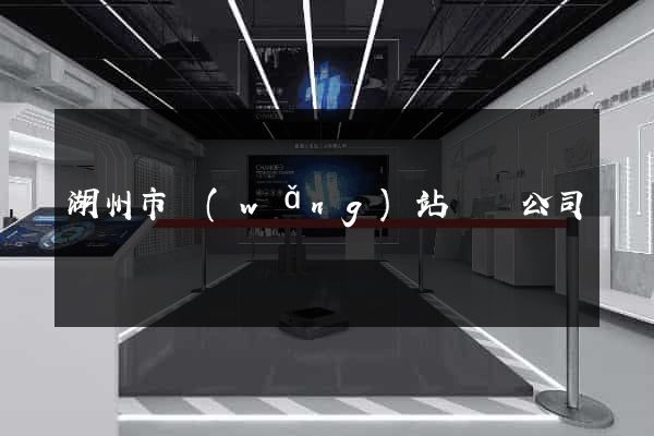 湖州市網(wǎng)站設計公司