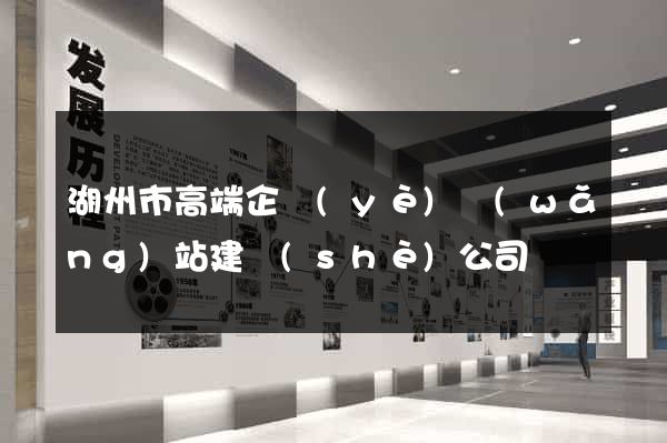 湖州市高端企業(yè)網(wǎng)站建設(shè)公司