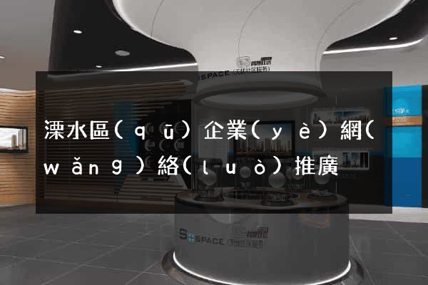 溧水區(qū)企業(yè)網(wǎng)絡(luò)推廣