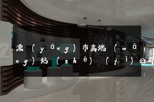 溧陽(yáng)市高端網(wǎng)站設(shè)計(jì)公司