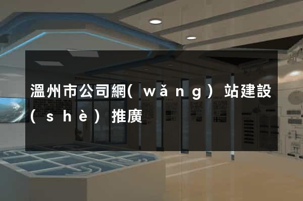 溫州市公司網(wǎng)站建設(shè)推廣