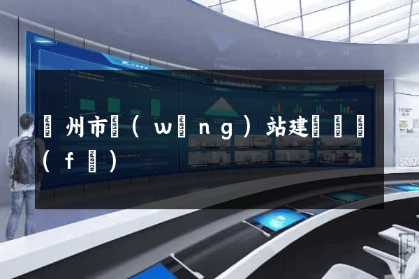 溫州市網(wǎng)站建設開發(fā)