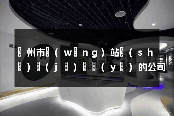 溫州市網(wǎng)站設(shè)計(jì)專業(yè)的公司