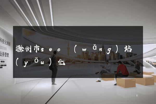 滁州市seo網(wǎng)站優(yōu)化