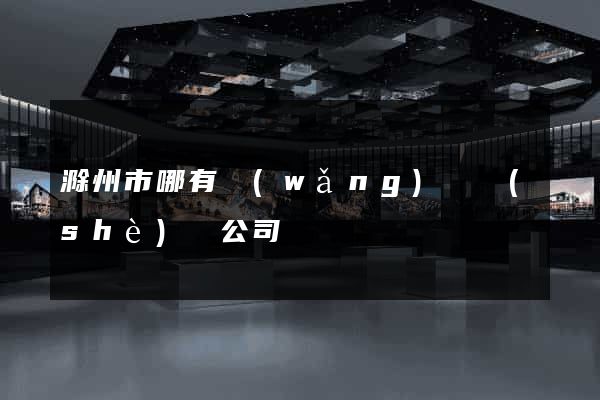 滁州市哪有網(wǎng)頁設(shè)計公司