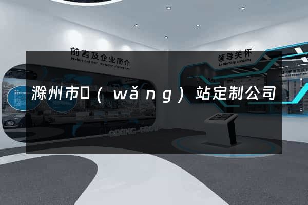 滁州市網(wǎng)站定制公司