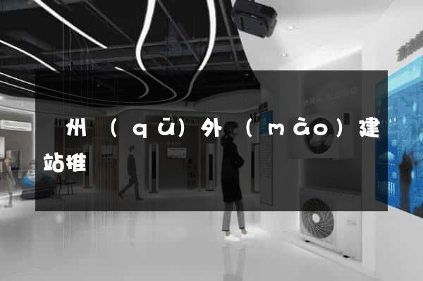 潁州區(qū)外貿(mào)建站推廣