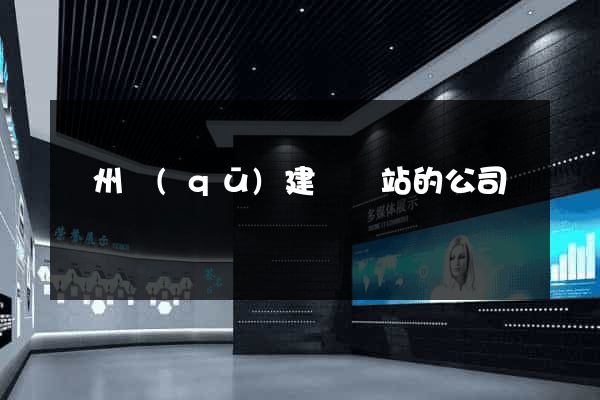 潁州區(qū)建設網站的公司