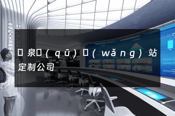 潁泉區(qū)網(wǎng)站定制公司
