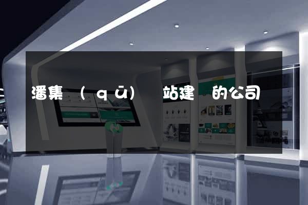 潘集區(qū)網站建設的公司