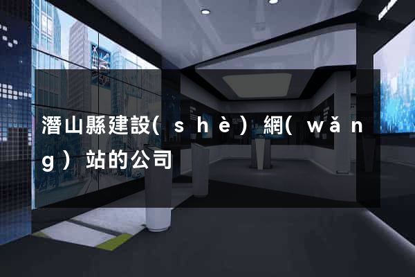 潛山縣建設(shè)網(wǎng)站的公司