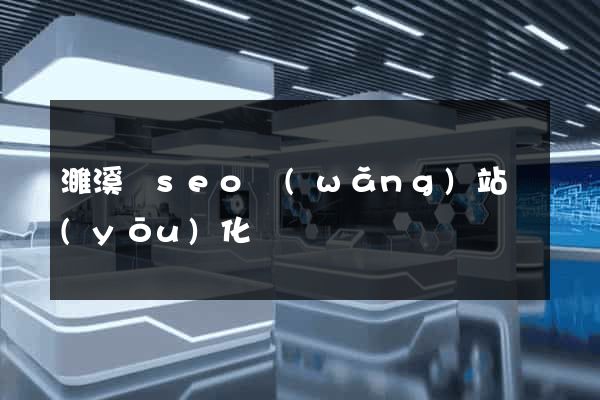 濉溪縣seo網(wǎng)站優(yōu)化