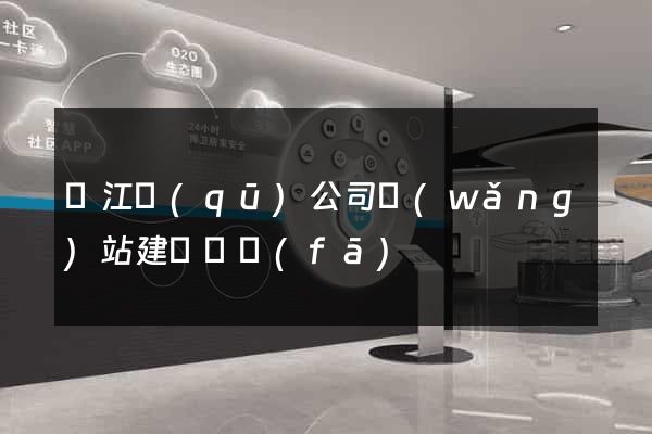 濱江區(qū)公司網(wǎng)站建設開發(fā)