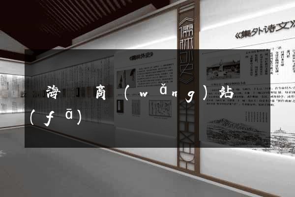 濱?？h電商網(wǎng)站開發(fā)